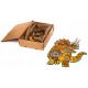 3D drevené puzzle handmade - Triceratops A4