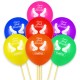 Set farebných balónov "Super Dick Forever", 30cm (7ks)