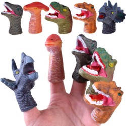 Gumové loutky na prsty - Dinosauři