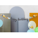 Girlanda Happy Birthday - Nákladní auta 2m