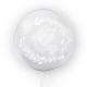 Transparentný fóliový balónik - Holubička 45cm