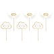 Set zapichov na muffiny - Clouds and Wings - 12,5cm