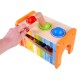 Drevený xylofón so zatĺkačkou pre deti - Rainbow 2v1