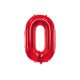 Fóliový balón - Číslo, červený 86cm