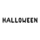 Balónová girlanda - "Halloween" - čierna 280x46 cm