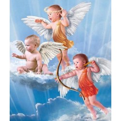 5D Diamantová mozaika - Baby Angels