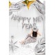 Balónová girlanda - Happy New Year - 422x46 cm
