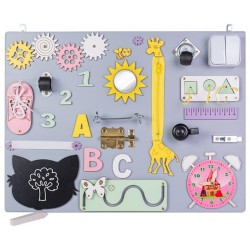 Detská zmyslová manipulačná tabuľka - Little Princess 50x37,5cm