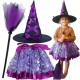 Halloweensky kostým - Čarodejnica (3-6 rokov)