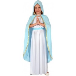 Detský kostým - Panna Mária (130/140 cm)