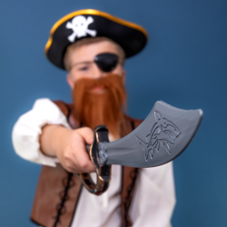Kostýmová pirátska šabľa - Kostlivec 51cm