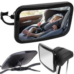 Spätné zrkadlo pre kontrolu dieťaťa v aute
