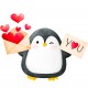 Hrnek - Love pinguin 330ml