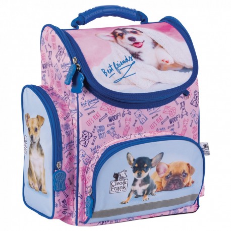 Dětský batoh ERGONOM - Cute dogs pink