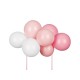 Set mini balonků na dort - Color mix topper - 10ks