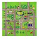 Pěnové puzzle na zem 60x60 - Zelená cesta městem - 4 ks