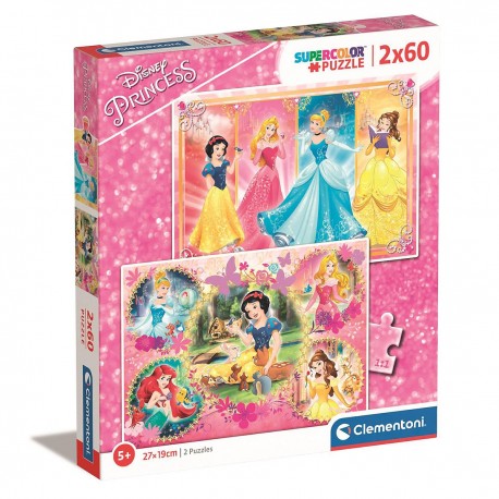 Dětské puzzle - Disney Princess II. - 2x60ks