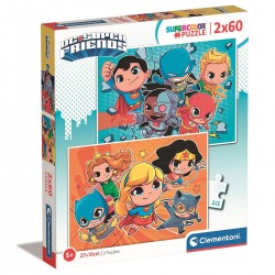Dětské puzzle - DC Super Friends - Sada 2x60ks