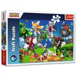 Dětské puzzle -Ježek Sonic II. - 160ks