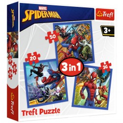 Dětské puzzle - Spiderman - 3v1