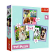 Dětské puzzle - Sweet dogs - 3v1
