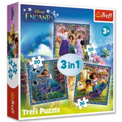 Dětské puzzle - Disney Encanto - 3v1
