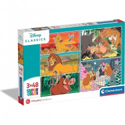 Dětské puzzle - Disney - 3x48ks
