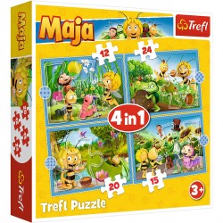 Dětské puzzle - Včelka Maja - 4v1