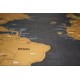 Stírací mapa světa DELUXE