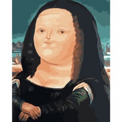 Tlustá Mona Lisa - set na malování